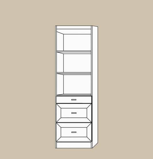 Vertical Melamine VC211