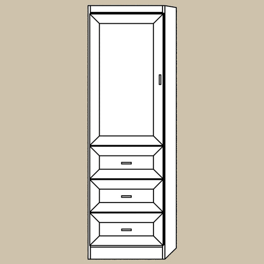 Vertical Melamine VC205