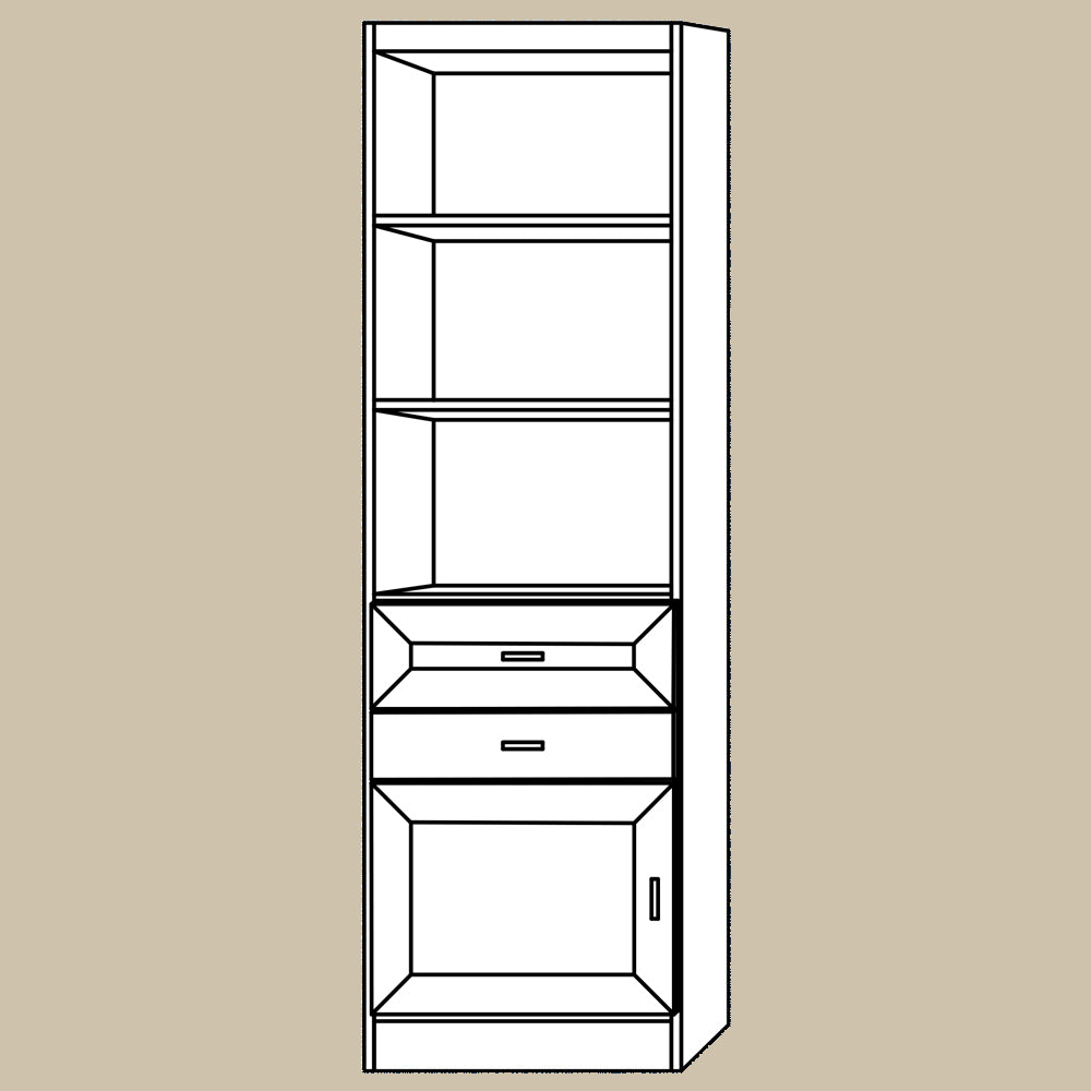 Vertical Melamine VC206