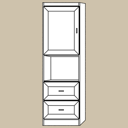 Vertical Melamine VC209