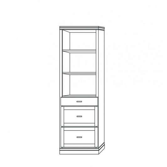 Preferred Cabinet - VQ - Oak Wood VC211 - Painted White