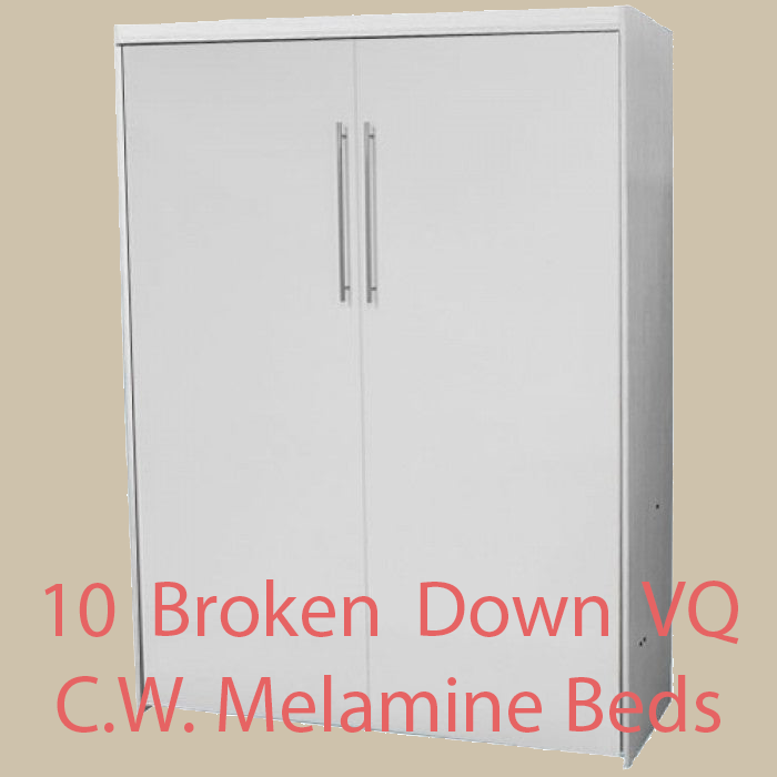 Broken Down Melamine VQ Beds