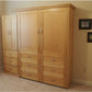 Vertical Wood Dresser Cabinet Face - V108 